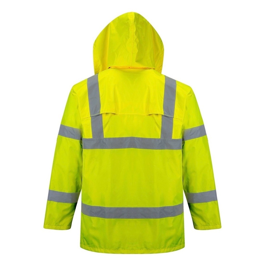 Portwest UH440 XL Waterproof Hi Vis Rain Jacket Reflective Lightweight Safety - Picture 2 of 7